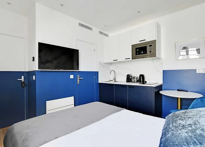 Modern Sutdio For 2 With A-C - Near Montmartre
