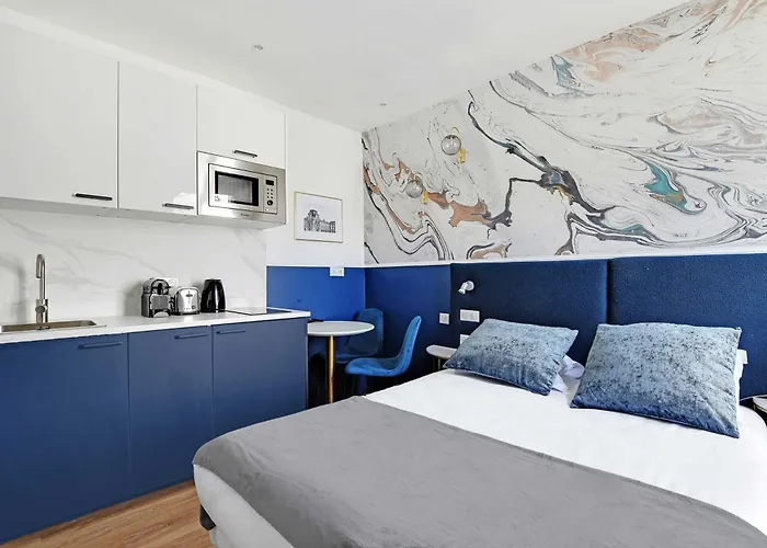 Modern Sutdio For 2 With A-C - Near Montmartre